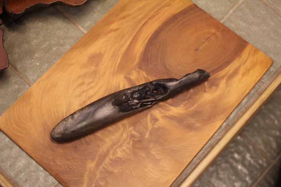 烏木 奇木茶則 手工茶荷 三峽日月坊出品 