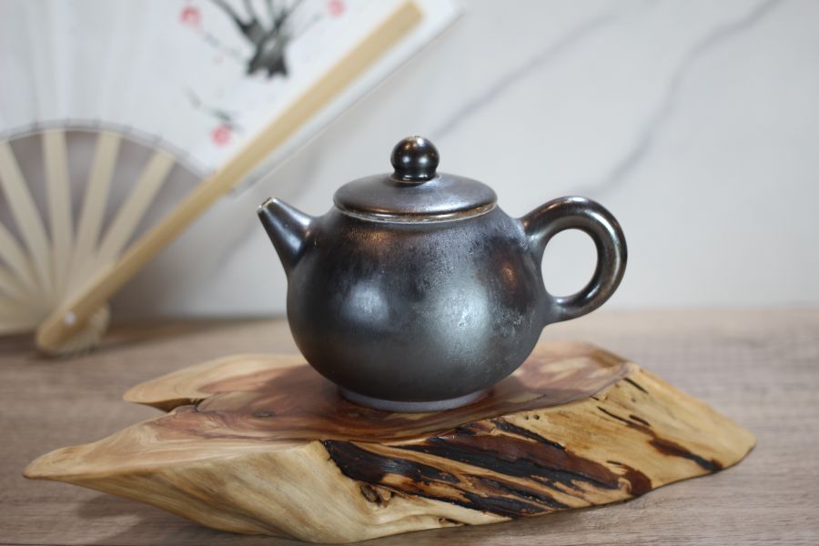 天然落灰 柴燒茶壺-葉敏祥老師 