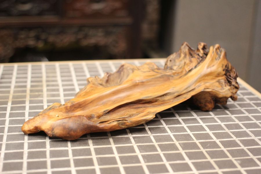 黃檜樹瘤 隨形臥香座 木藝擺飾 三峽日月坊出品 