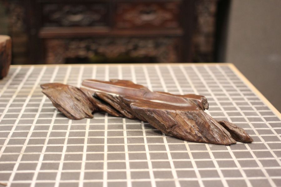 硬木 隨形臥香座 木藝擺飾 三峽日月坊出品 