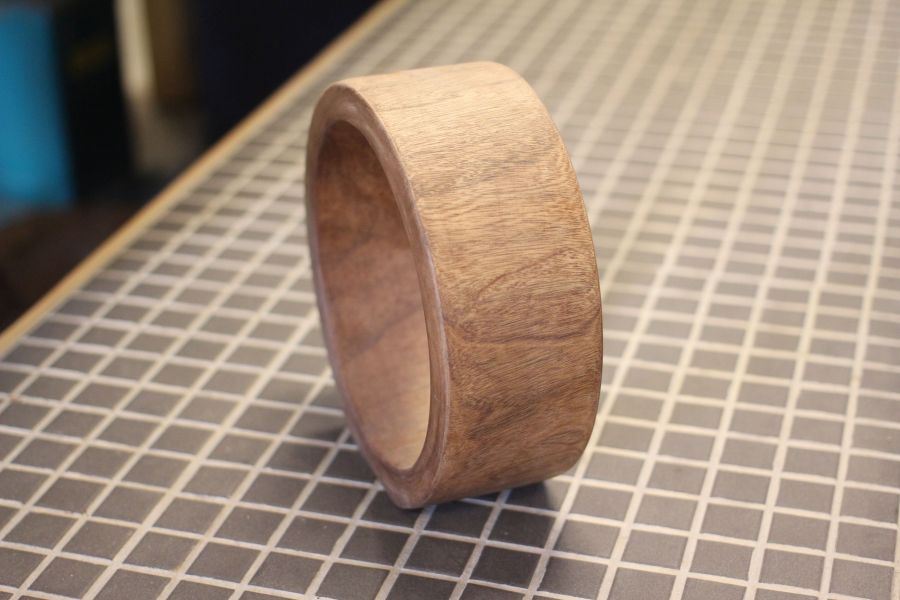 樟木 圓形簍空立飾 三峽日月坊出品 