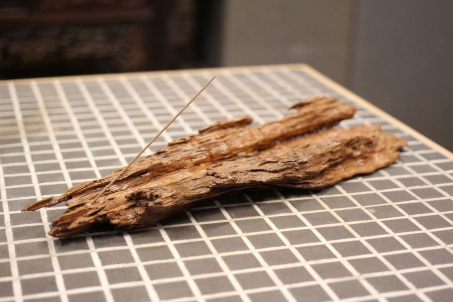 櫸木 隨形臥香座 木藝擺飾 三峽日月坊出品 