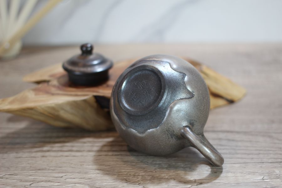 上釉柴燒茶壺-葉敏祥老師 