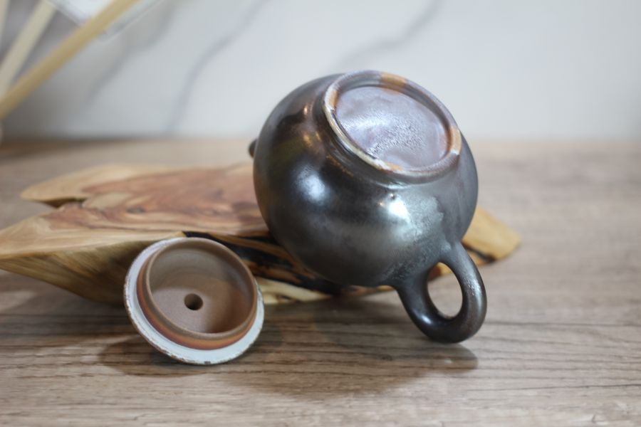 天然落灰 柴燒茶壺-葉敏祥老師 