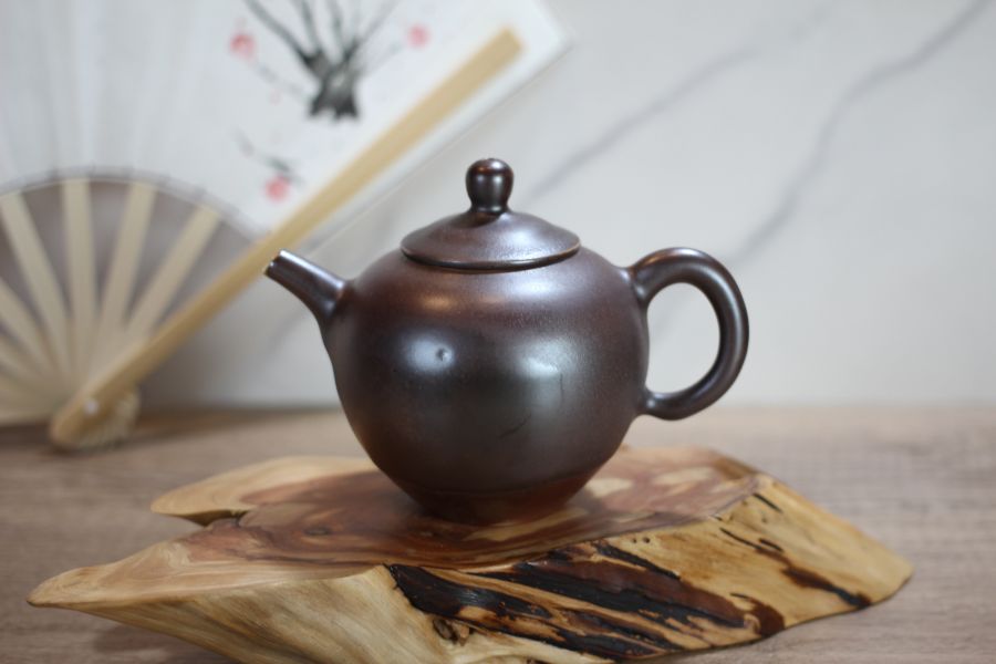 天然落灰 柴燒茶壺-葉敏祥老師 
