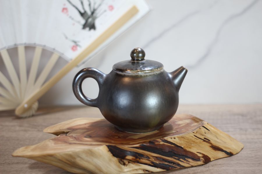 天然落灰 柴燒茶壺-葉敏祥老師 