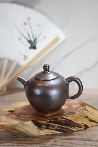 天然落灰 柴燒茶壺-葉敏祥老師 