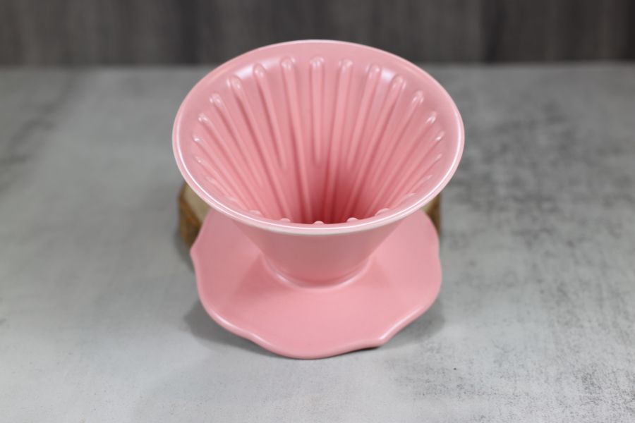 粉紅泡泡 50度角 自然釉咖啡濾杯 鶯歌燒 台灣綠工藝 