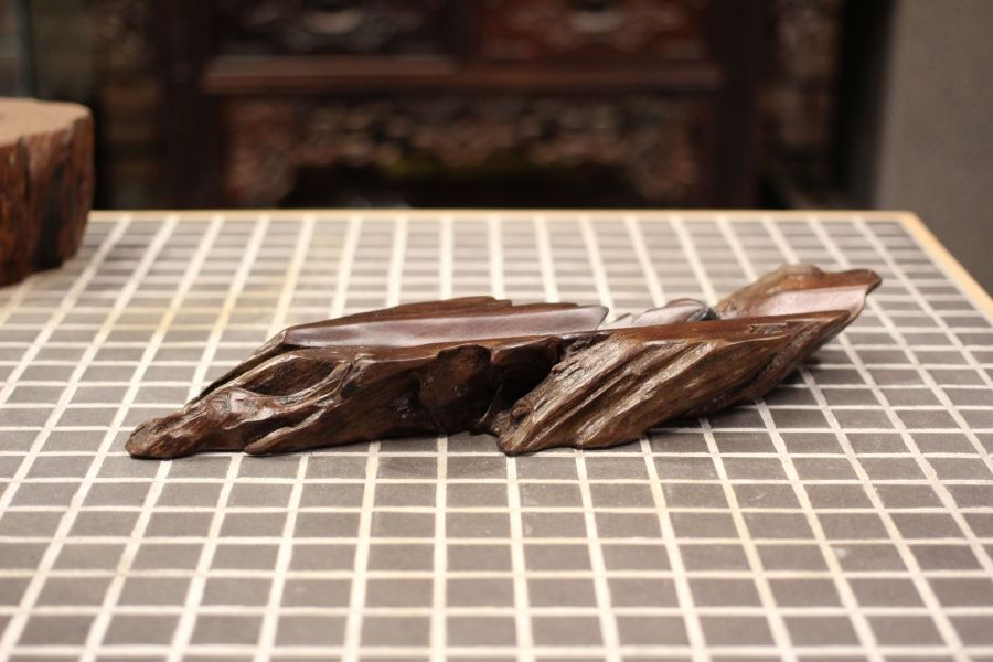 硬木 隨形臥香座 木藝擺飾 三峽日月坊出品 