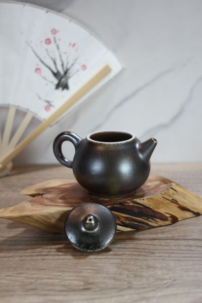 天然落灰 柴燒茶壺-葉敏祥老師 