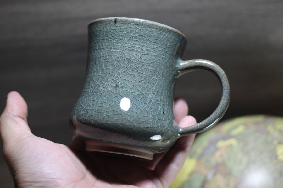 300ml 手拉坯馬克杯 咖啡杯 慢火雅風許庭嘉生活陶 