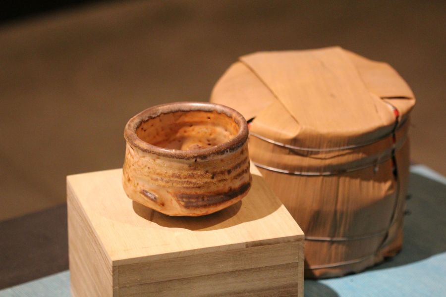 志野釉 柴燒茶碗-張膺康老師 