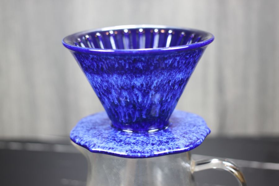 藍天目 50度角 自然釉咖啡濾杯 鶯歌燒 台灣綠工藝 