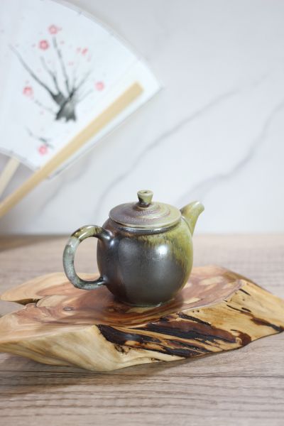 原礦土 柴燒茶壺-葉敏祥老師 