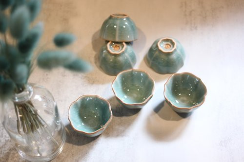 哥窯冰裂紋 幸運茶杯 名家葉敏祥作品 