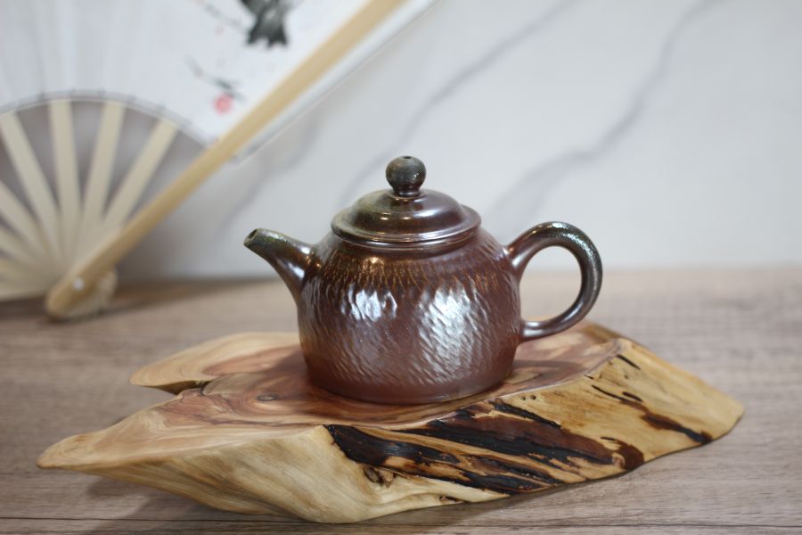 天然落灰 柴燒茶壺-葉敏祥老師 