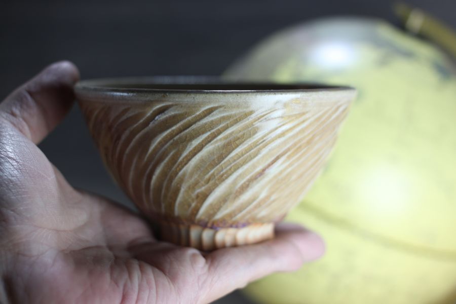 340ml 手拉坯餐碗 湯碗 慢火雅風許庭嘉生活陶 