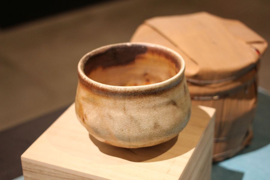 志野釉 柴燒茶碗-張膺康老師 