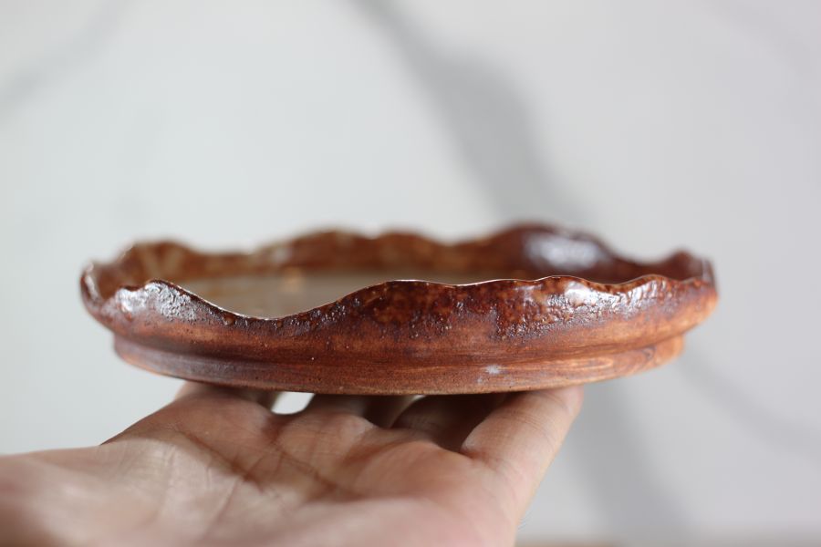 手拉絞胎陶 餐盤 壺承 乾泡台 慢火雅風聯名手作 