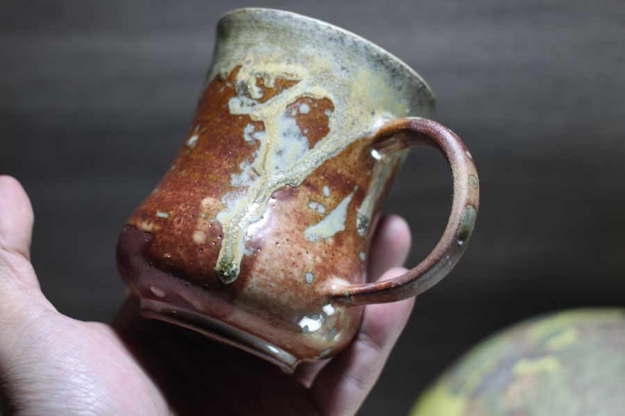 340ml 手拉坯馬克杯 咖啡杯 慢火雅風許庭嘉生活陶 