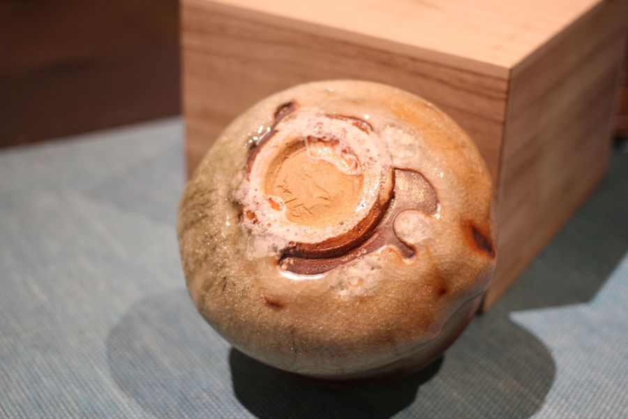 志野釉 柴燒茶碗-張膺康老師 