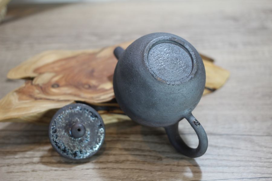 原礦土 天然落灰柴燒茶壺-葉敏祥老師 