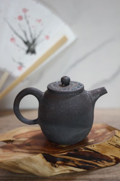 原礦土 天然落灰柴燒茶壺-葉敏祥老師 