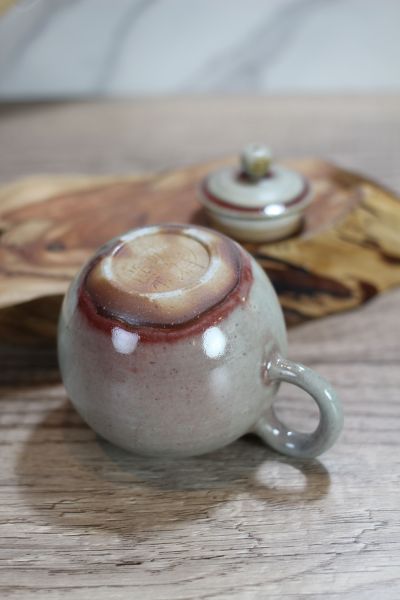 鈞釉 柴燒梨型茶壺-葉敏祥老師 