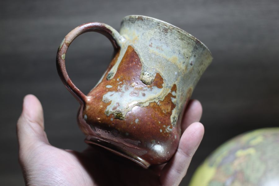 340ml 手拉坯馬克杯 咖啡杯 慢火雅風許庭嘉生活陶 