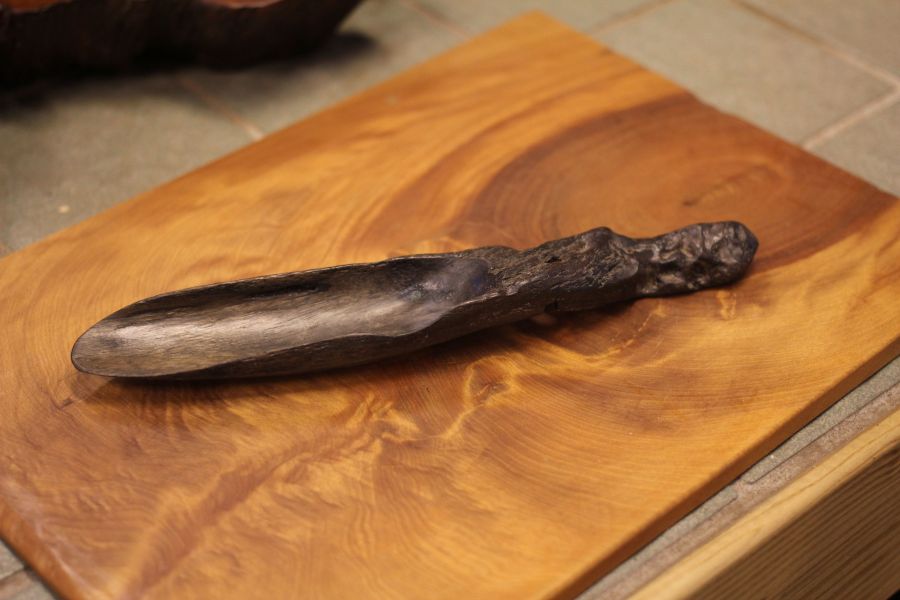 烏木 奇木茶則 手工茶荷 三峽日月坊出品 