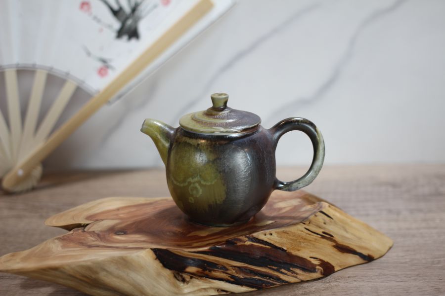 原礦土 柴燒茶壺-葉敏祥老師 