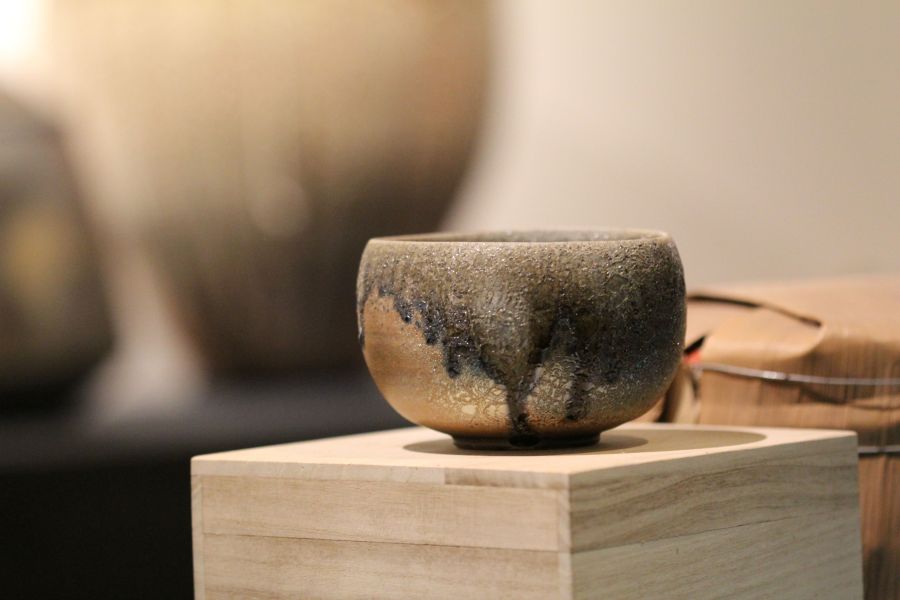 自然釉 柴燒茶碗-張膺康老師 