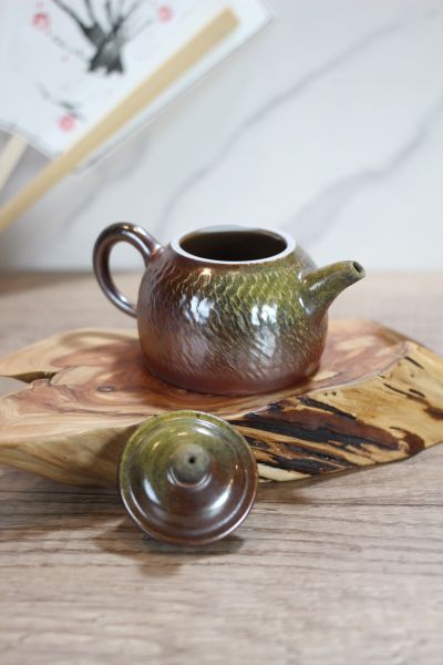 天然落灰 柴燒茶壺-葉敏祥老師 