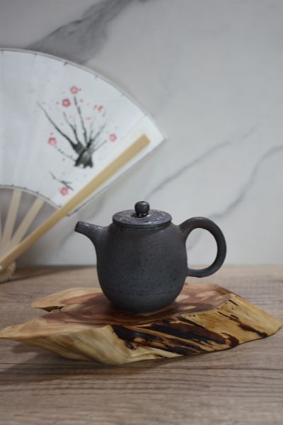 原礦土 天然落灰柴燒茶壺-葉敏祥老師 