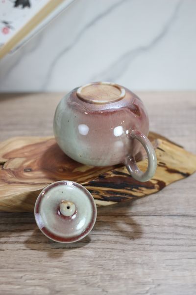 上釉柴燒茶壺-葉敏祥老師 