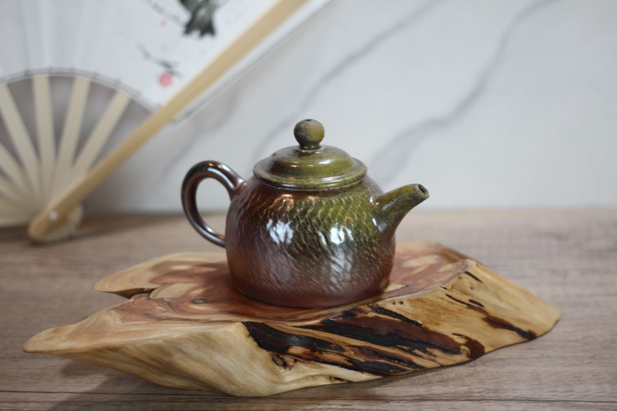 天然落灰 柴燒茶壺-葉敏祥老師 