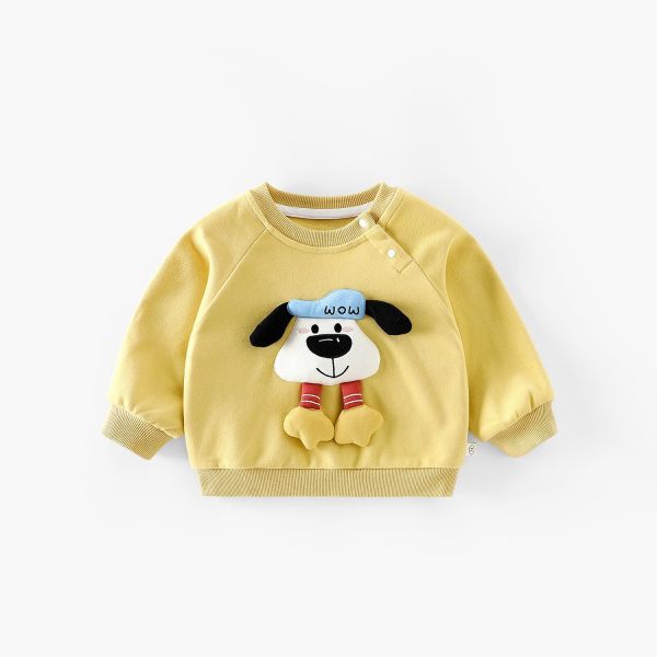 預購秋款男女童可愛立體狗狗玩偶套裝尺寸73-120 