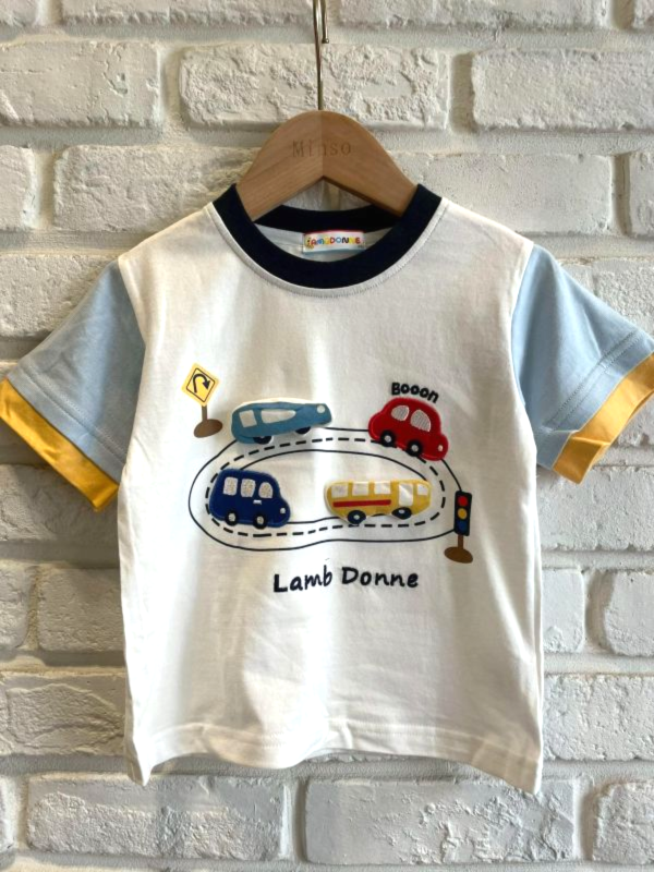 251677現貨夏款男童日系立體車車上衣尺寸90-130 