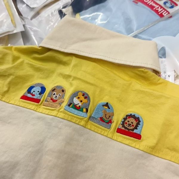 現貨日單男童可愛動物襯衫上衣尺寸90-130 