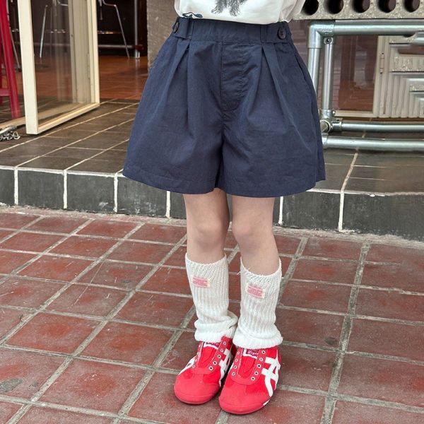 預購夏款女童韓版休閒寬熱褲短褲 尺碼90-150 
