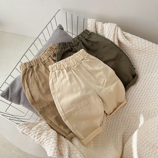 預購秋款男寶帥帥卡其褲尺寸66-100 