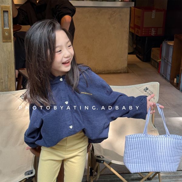 預購秋款男女童襯衫外套尺寸80-130 