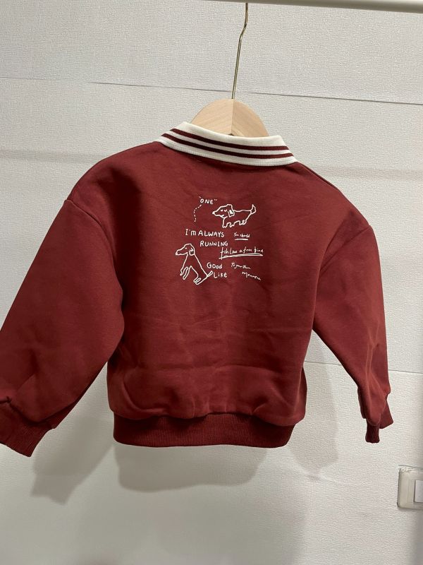 現貨秋款男童狗狗上衣尺寸90-130附實拍 