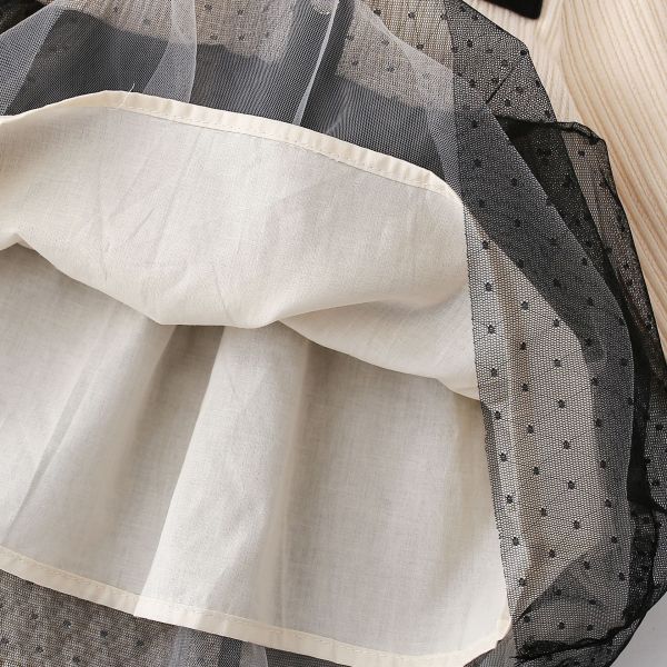 預購秋款女寶小香風公主裙網紗洋裝尺寸73-110 