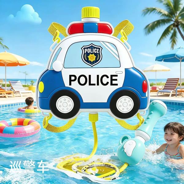 預購夏天必備大容量噴水沙灘背包水槍 