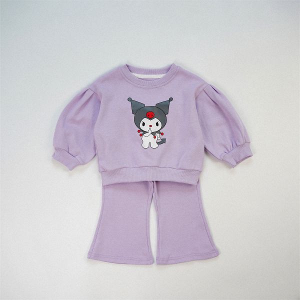 現貨女童庫洛米啦叭褲套裝尺寸90-130附實拍 