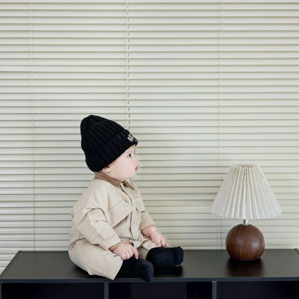 預購秋款男寶牛仔連身衣尺寸66-100 