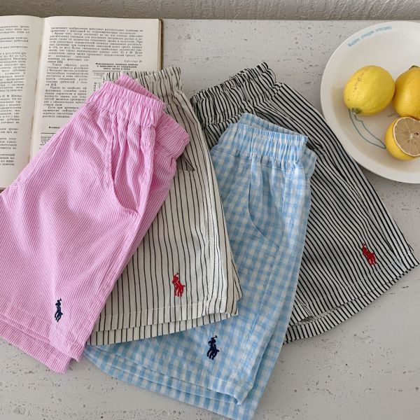 【預購】夏款-男女童日系小馬刺繡百搭褲 