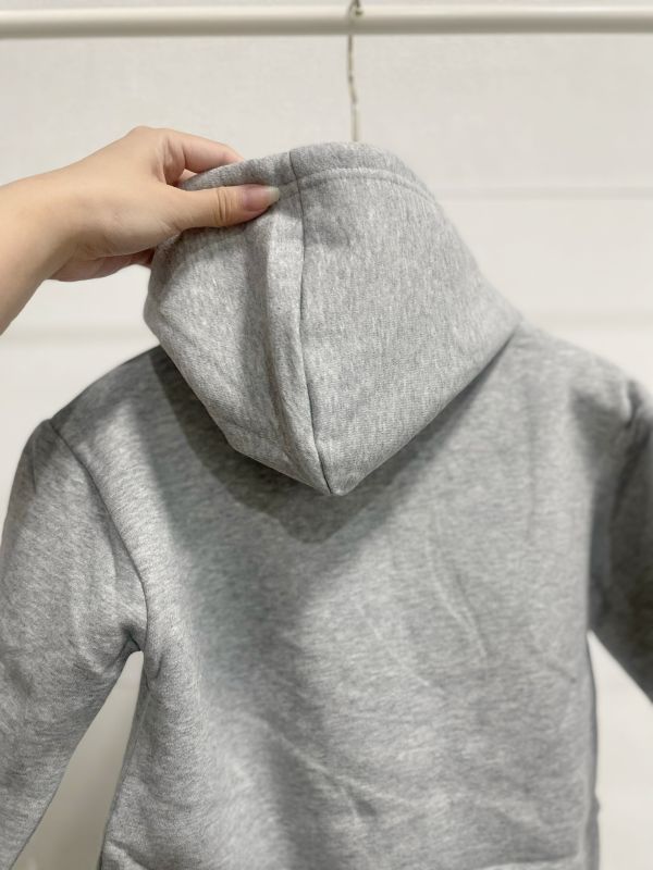 現貨冬款男童美式字母薄絨帽T上衣尺寸05-17 