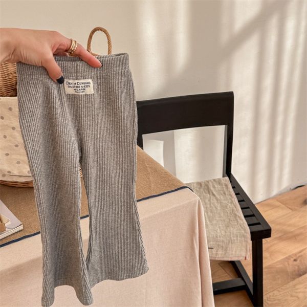 預購秋款女童百搭內搭喇叭褲尺寸80-130 